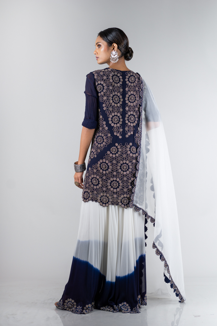 Buy Off-White Fusion Wear Sets for Women by Akanksha Mago Online | Ajio.com